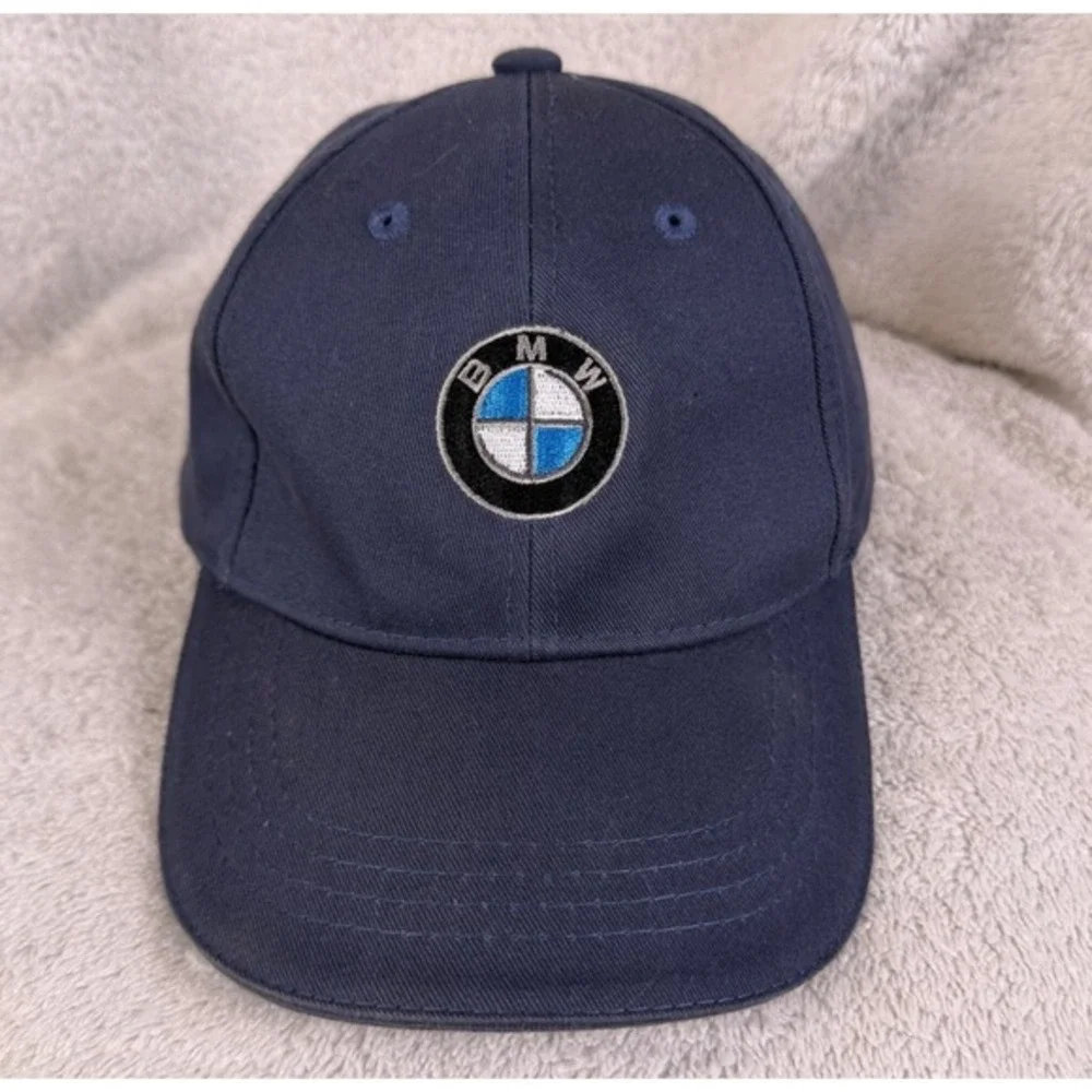 Genuine BMW Hat Youth Strap Back‎ Adjustable Navy Cap